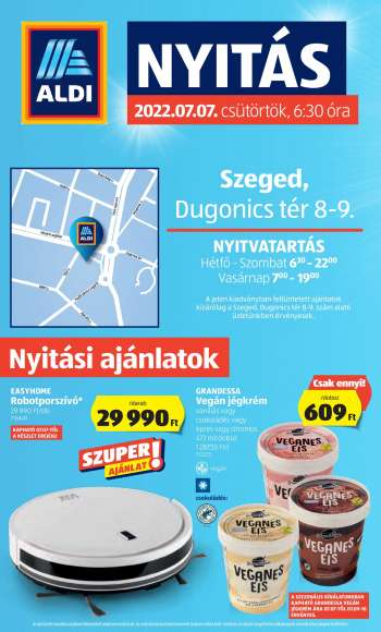 Újság Aldi.