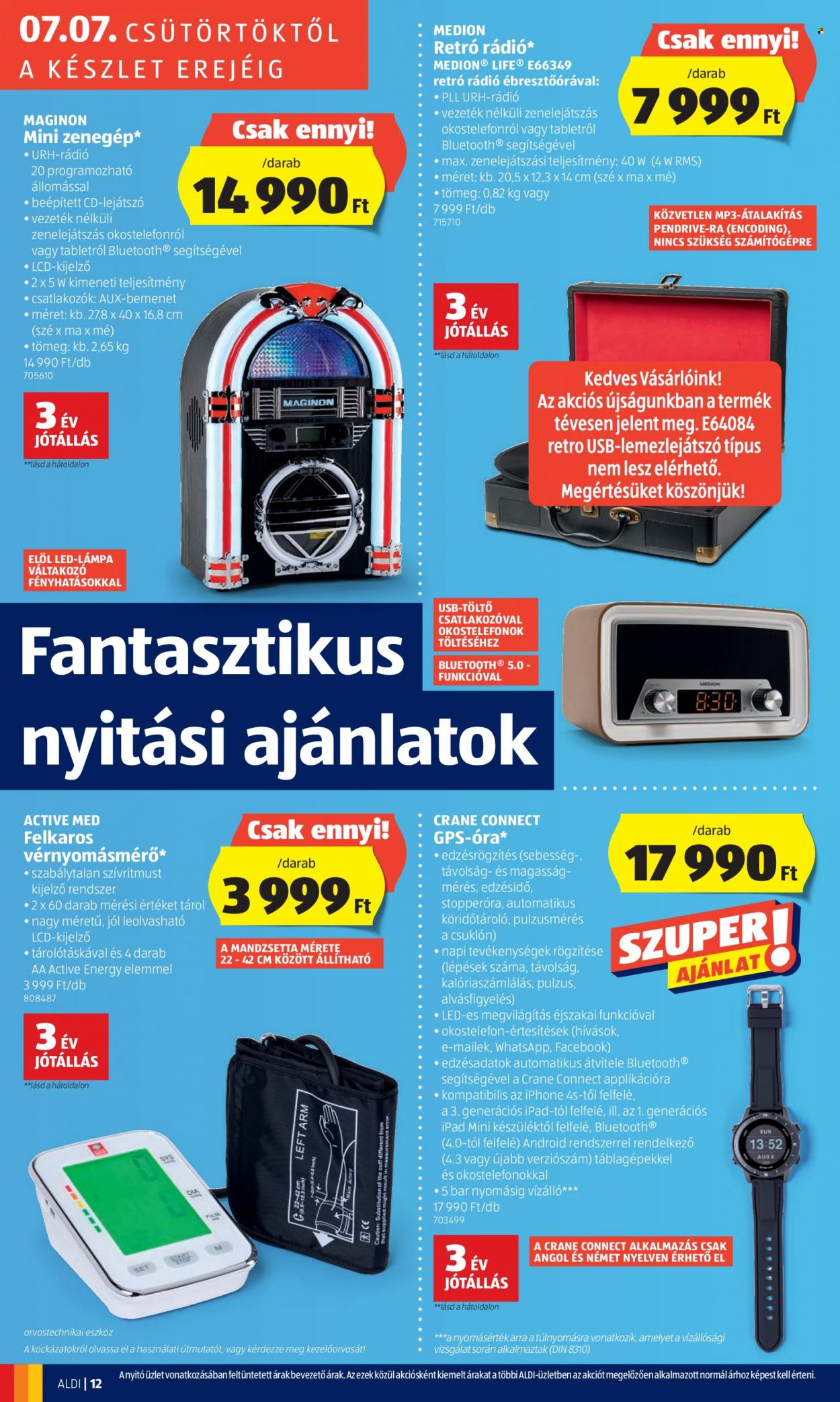 Aldi akciós újságok - 2022.07.07 - 2022.07.09. Oldal 12