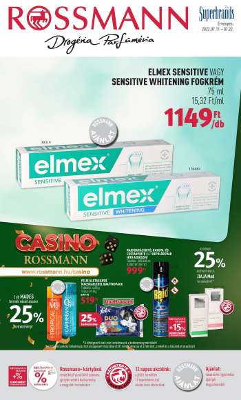 Újság Rossmann - 2022.07.11 - 2022.07.22.