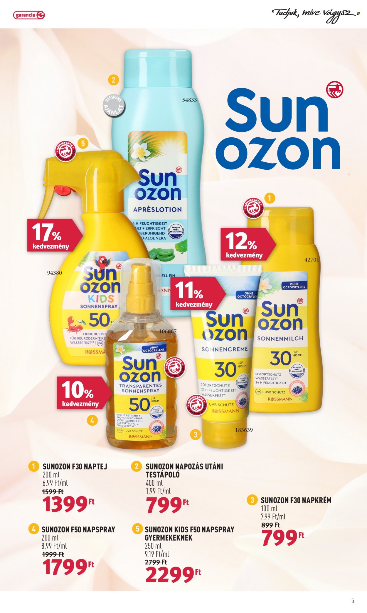 Rossmann akciós újságok - 2022.07.11 - 2022.07.22. Oldal 5