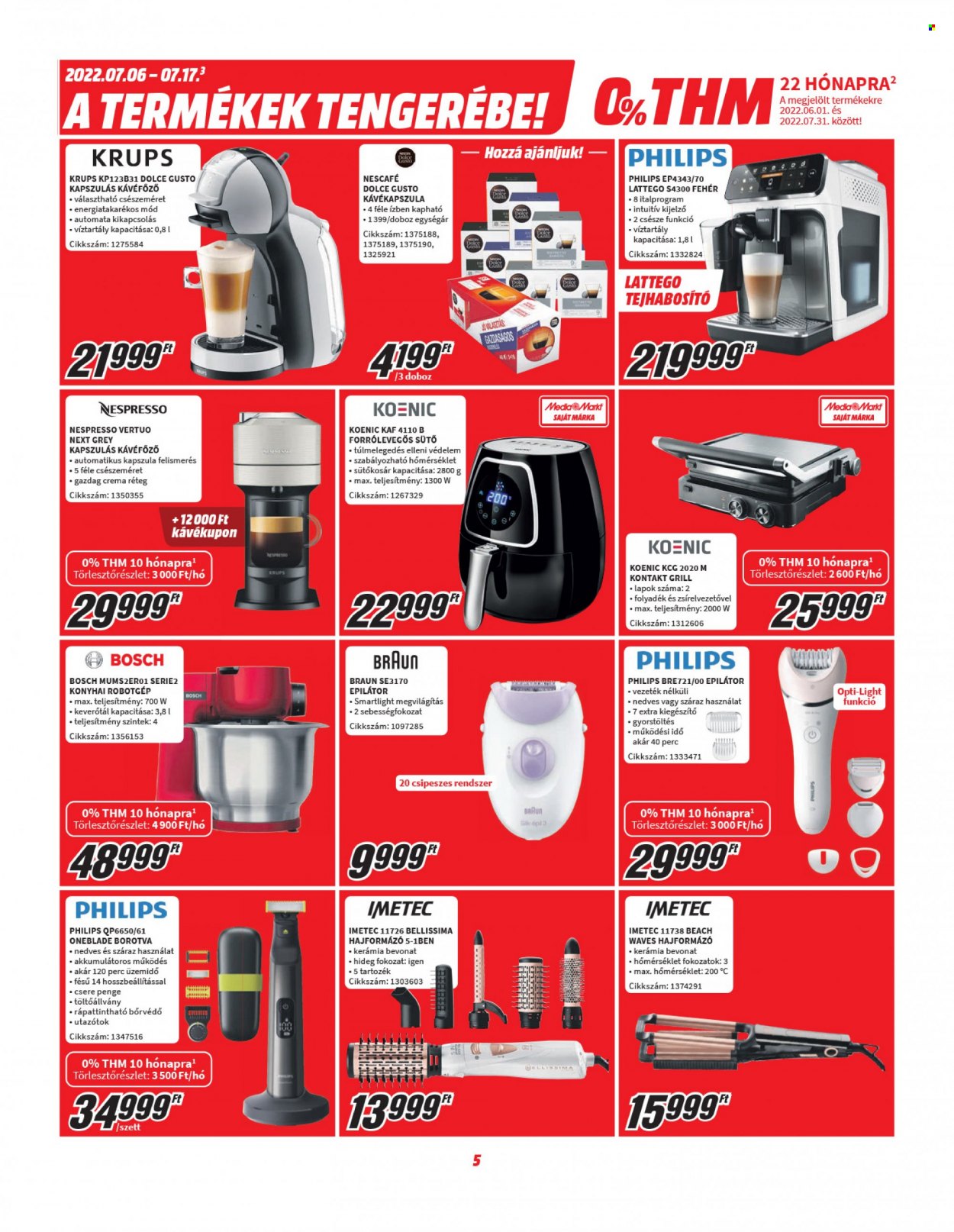 MediaMarkt akciós újságok - 2022.07.06 - 2022.07.17. Oldal 5