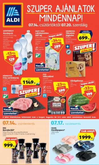 Újság Aldi - 2022.07.14 - 2022.07.20.