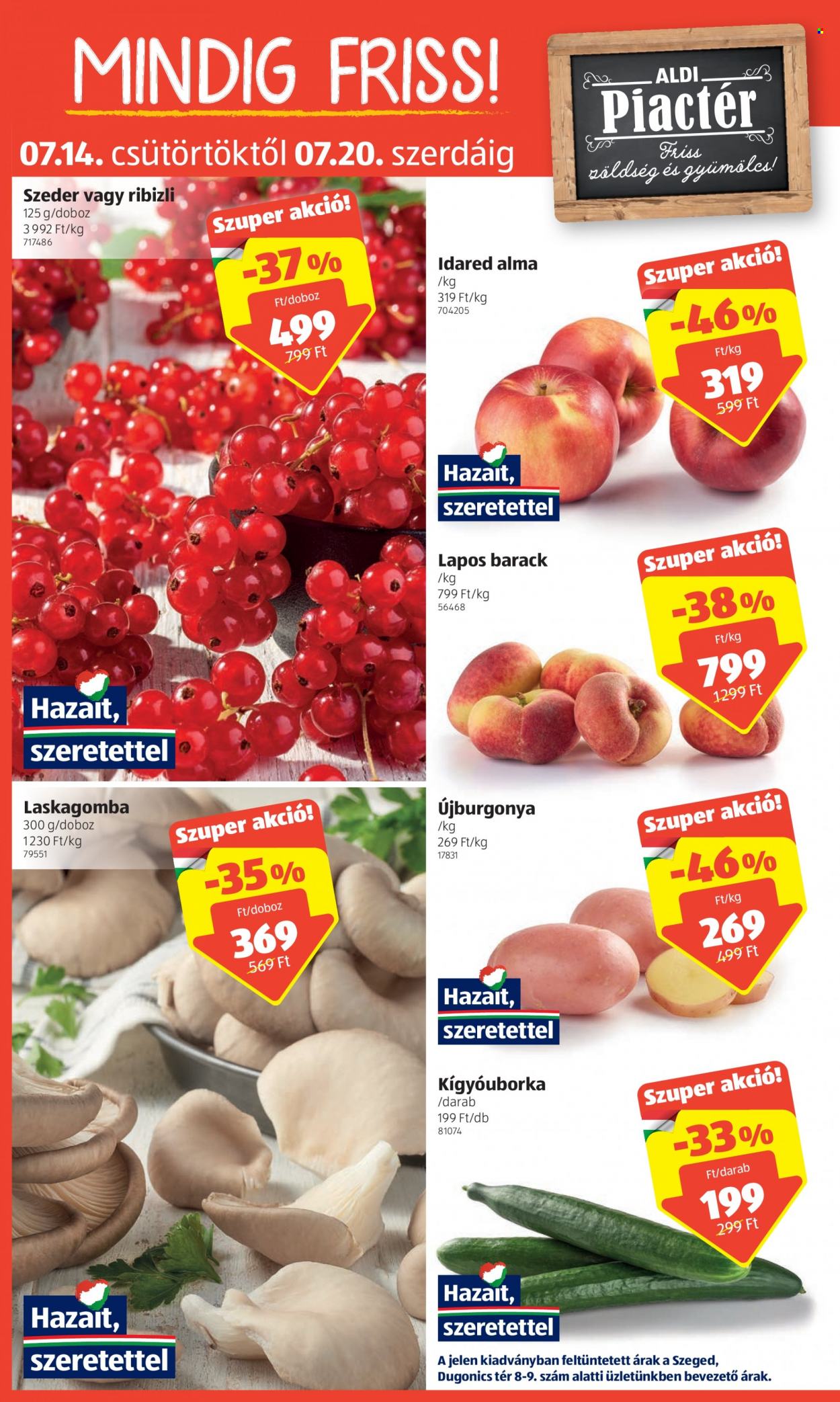 Aldi akciós újságok - 2022.07.14 - 2022.07.20. Oldal 2