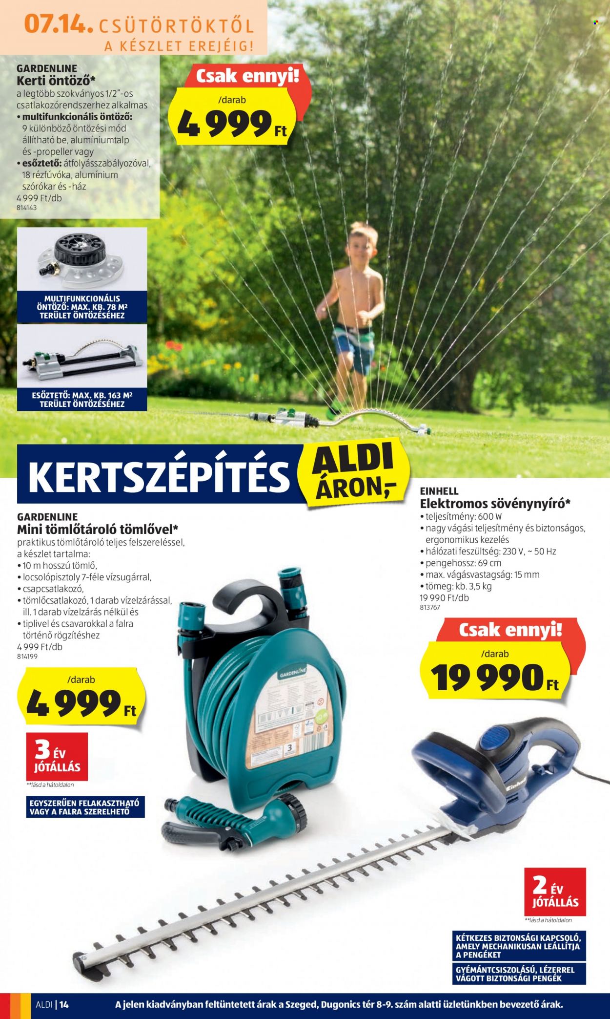 Aldi akciós újságok - 2022.07.14 - 2022.07.20. Oldal 14