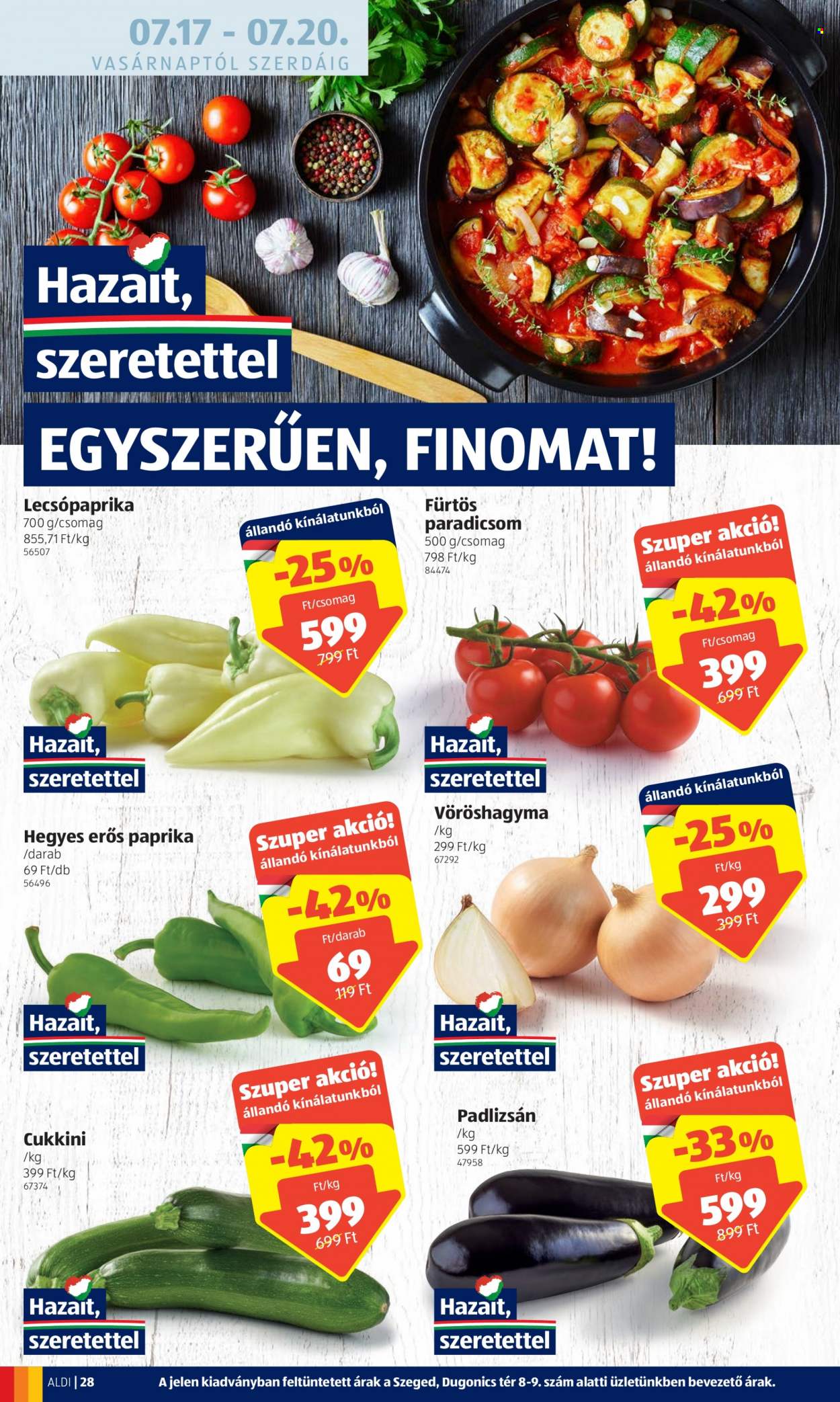 Aldi akciós újságok - 2022.07.14 - 2022.07.20. Oldal 28