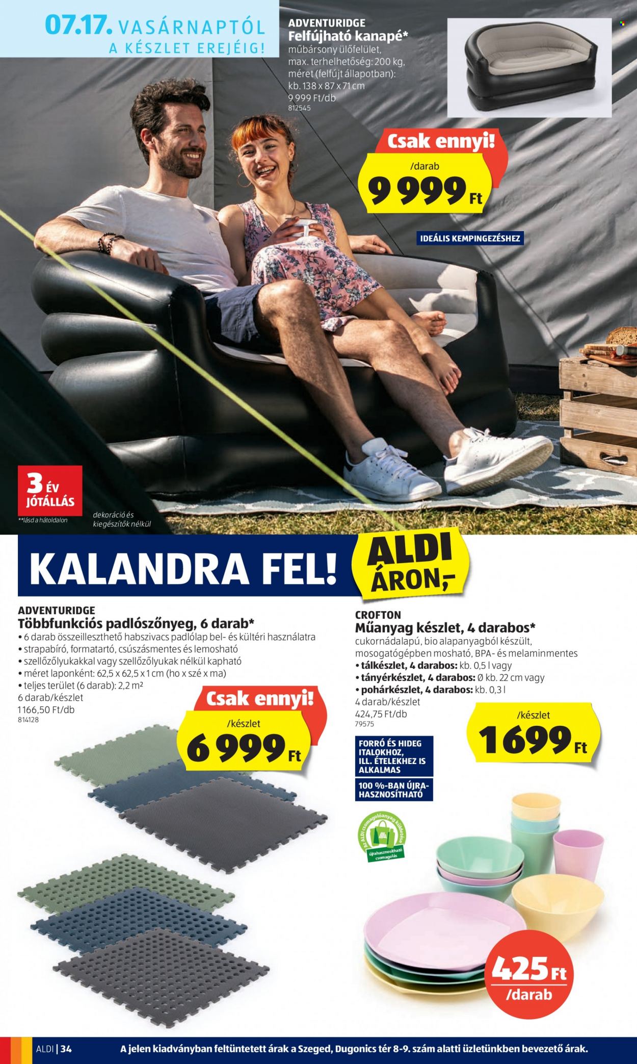 Aldi akciós újságok - 2022.07.14 - 2022.07.20. Oldal 34