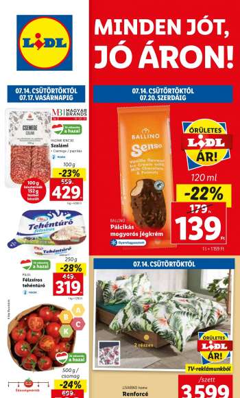 Újság Lidl - 2022.07.14 - 2022.07.20.