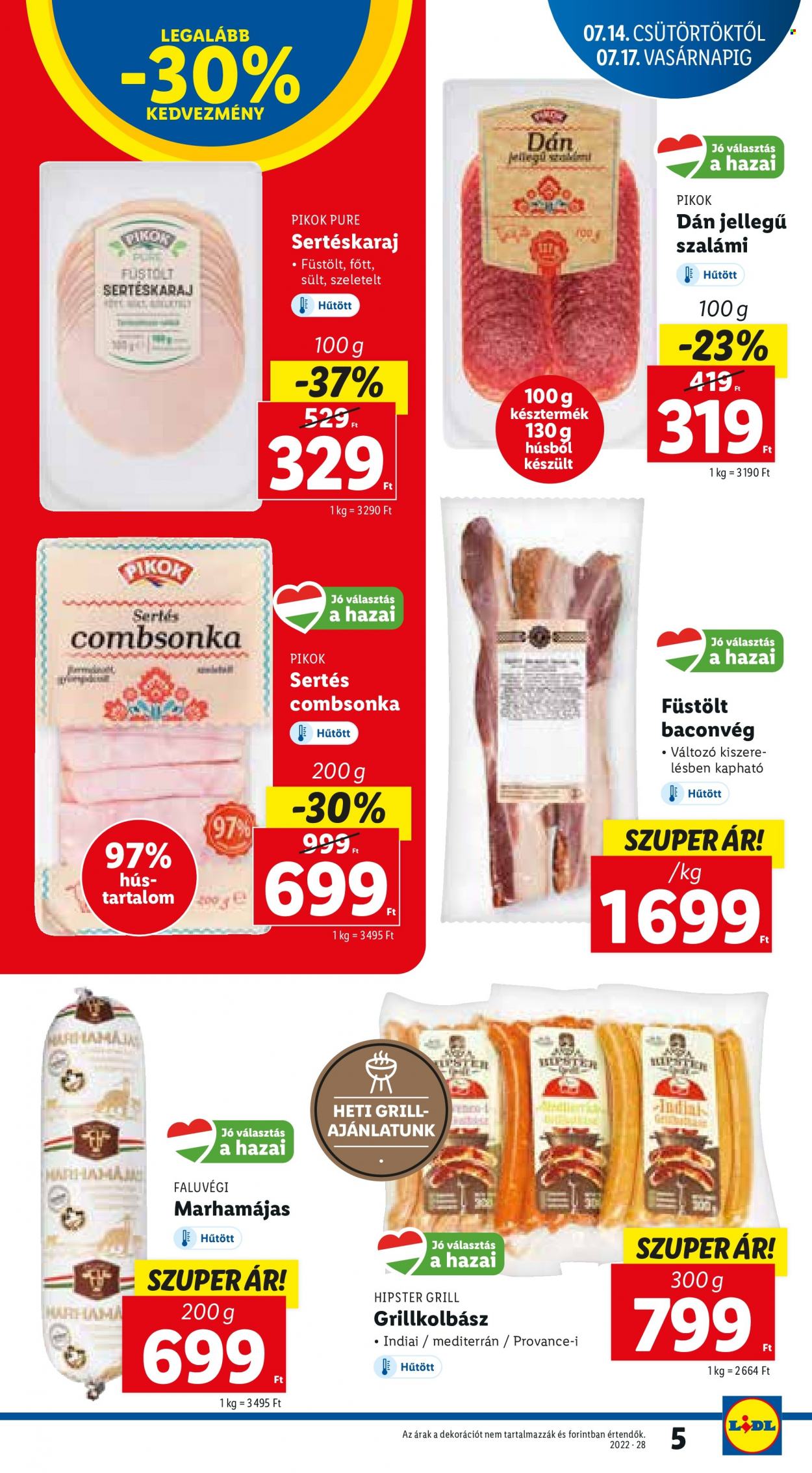 Lidl akciós újságok - 2022.07.14 - 2022.07.20. Oldal 5