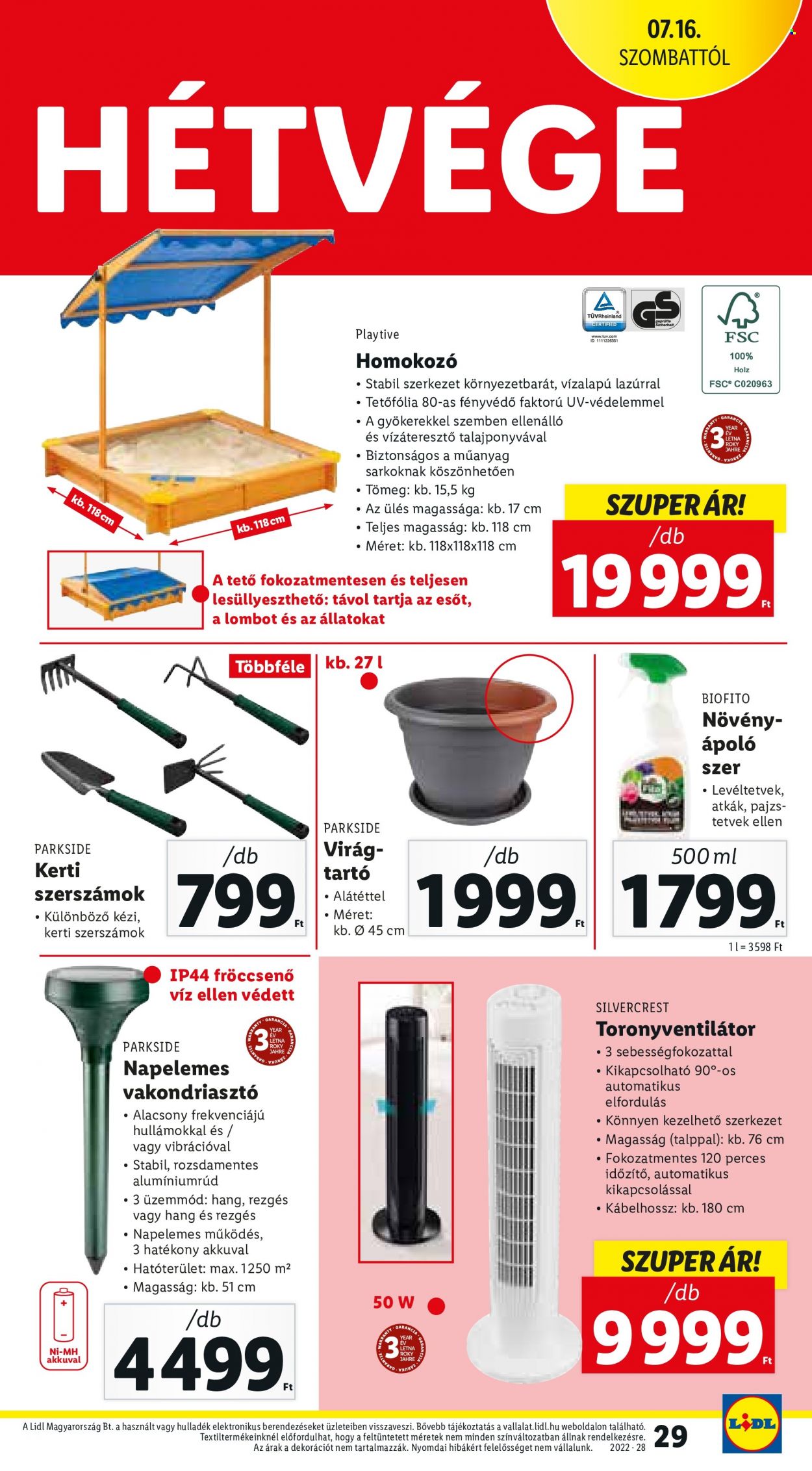 Lidl akciós újságok - 2022.07.14 - 2022.07.20. Oldal 29