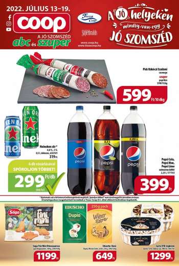 Újság Coop - 2022.07.13 - 2022.07.19.