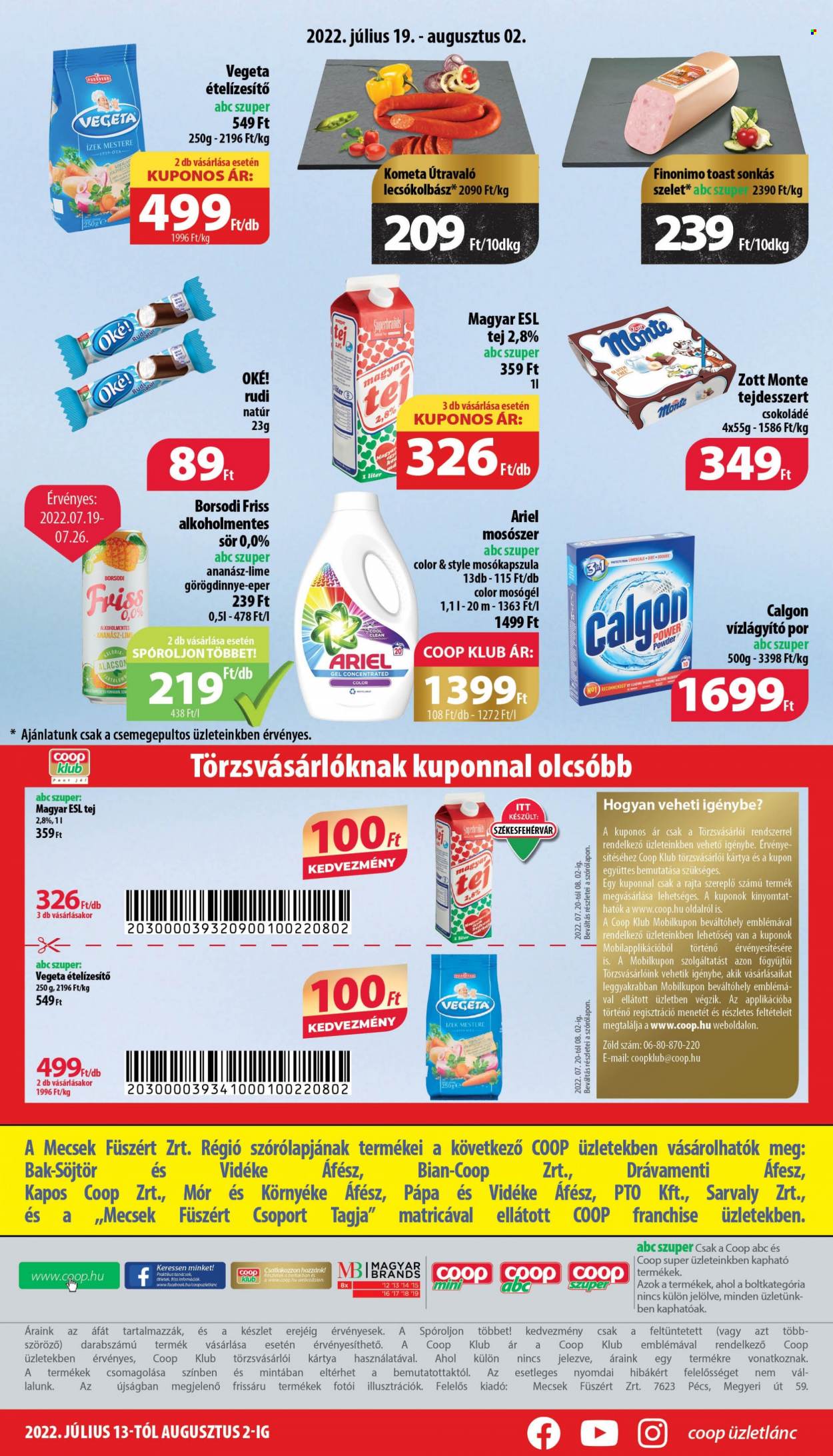 Coop akciós újságok - 2022.07.13 - 2022.08.02. Oldal 4