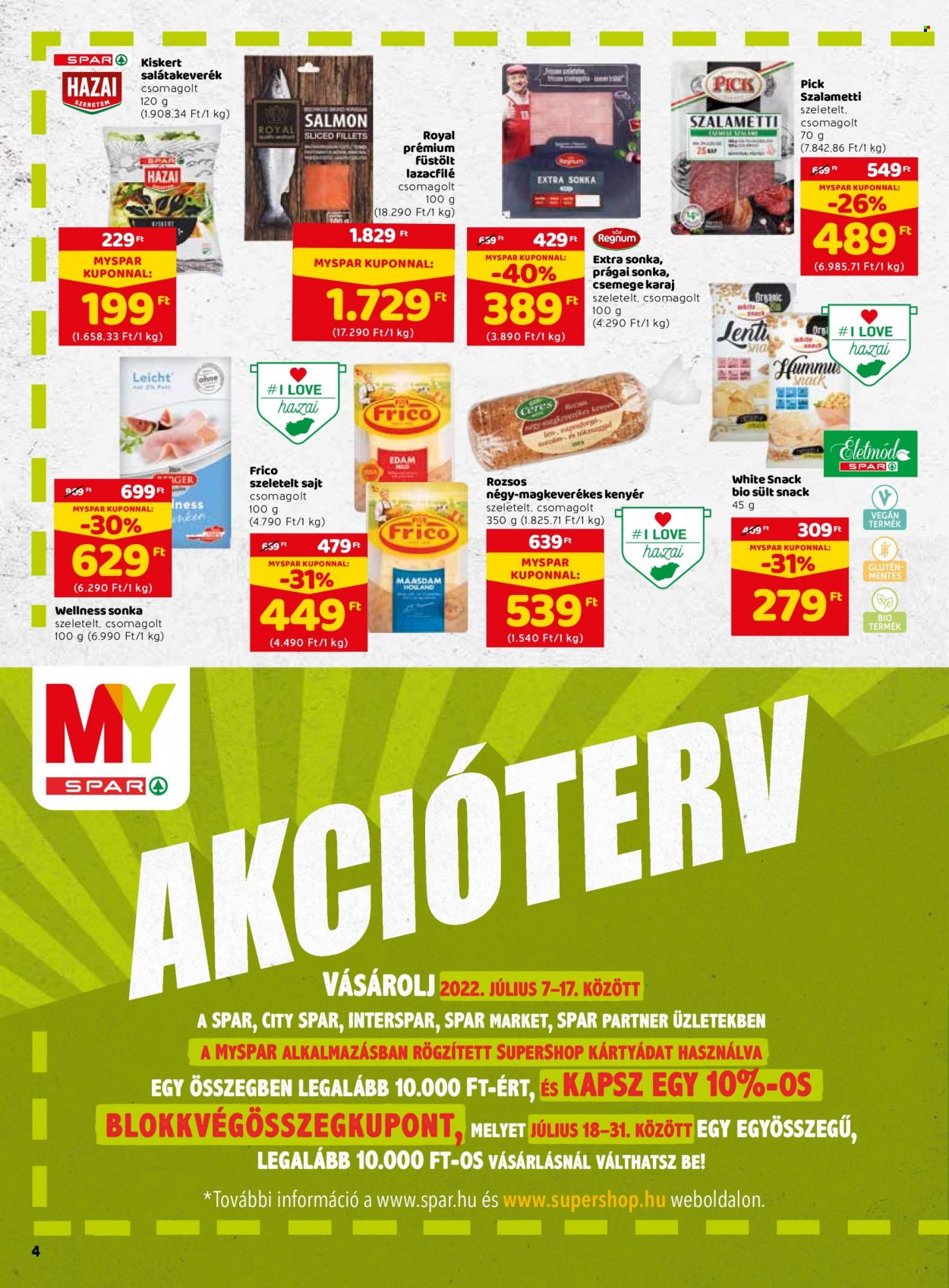 SPAR akciós újságok - 2022.07.14 - 2022.07.20. Oldal 4