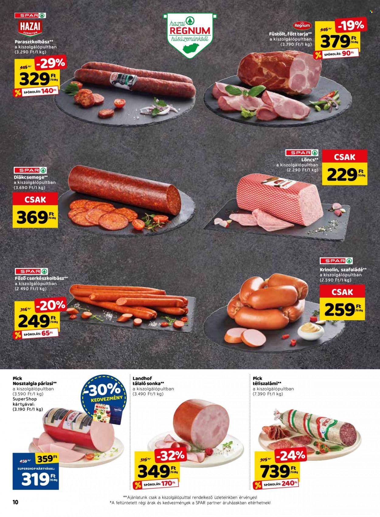 SPAR akciós újságok - 2022.07.14 - 2022.07.20. Oldal 12