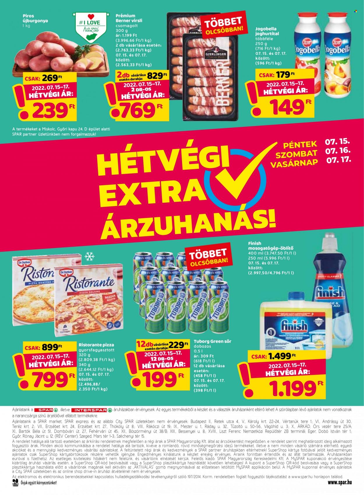 SPAR akciós újságok - 2022.07.14 - 2022.07.20. Oldal 30