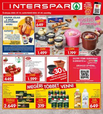 Újság INTERSPAR - 2022.07.14 - 2022.07.20.