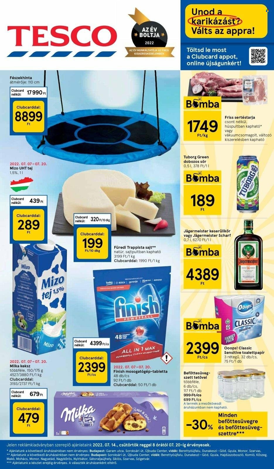 TESCO akciós újságok - 2022.07.14 - 2022.07.20. Oldal 1