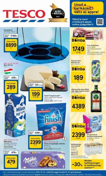 Újság TESCO - 2022.07.14 - 2022.07.20.