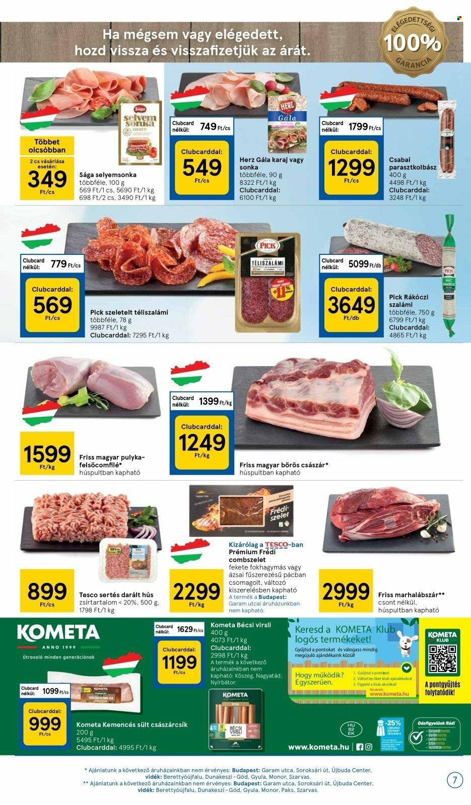 TESCO akciós újságok - 2022.07.14 - 2022.07.20. Oldal 7