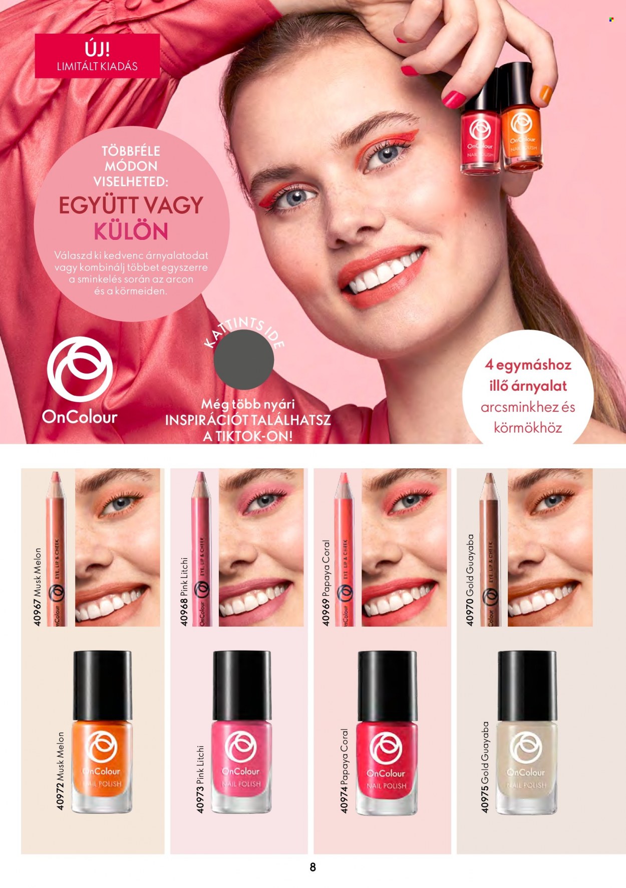 Oriflame akciós újságok - 2022.07.13 - 2022.08.02. Oldal 8