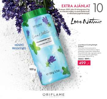 Újság Oriflame - 2022.07.13 - 2022.08.02.