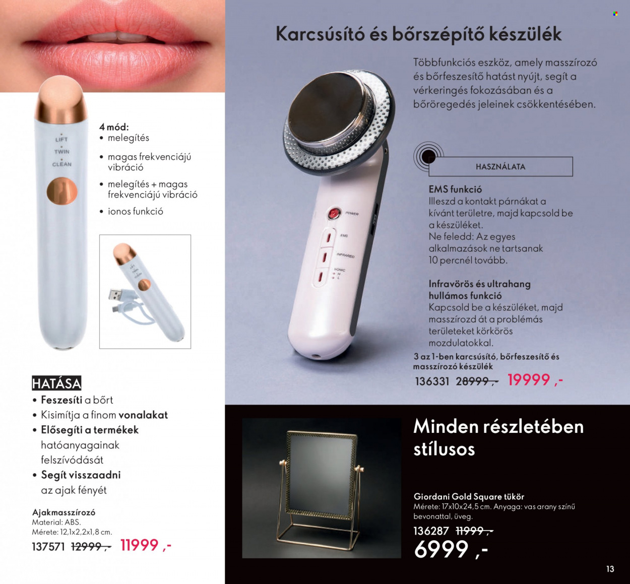 Oriflame akciós újságok - 2022.07.13 - 2022.08.02. Oldal 13