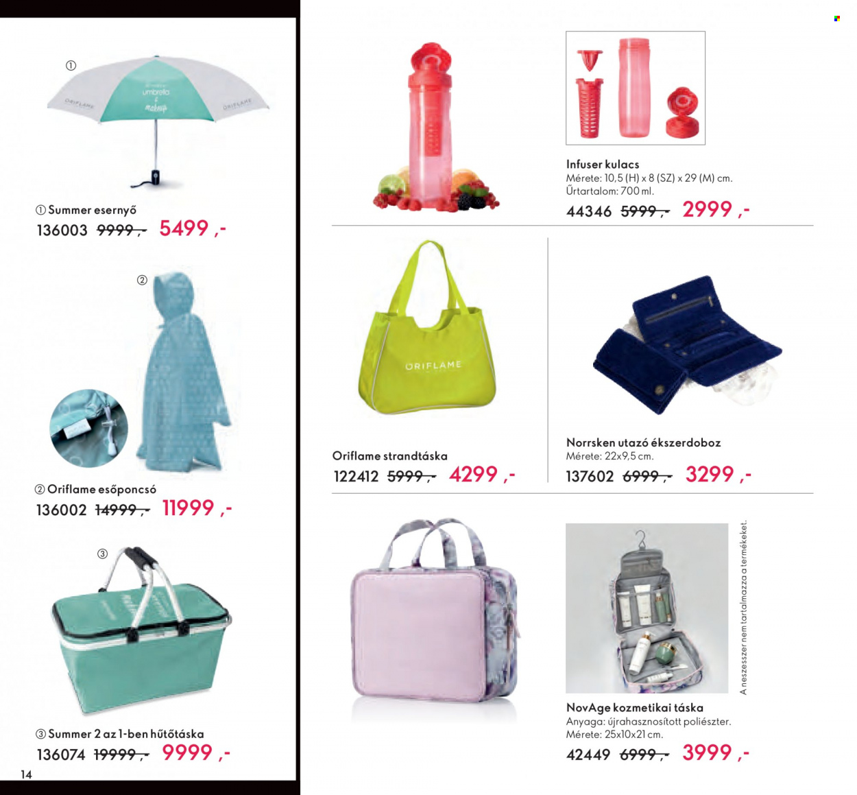 Oriflame akciós újságok - 2022.07.13 - 2022.08.02. Oldal 14
