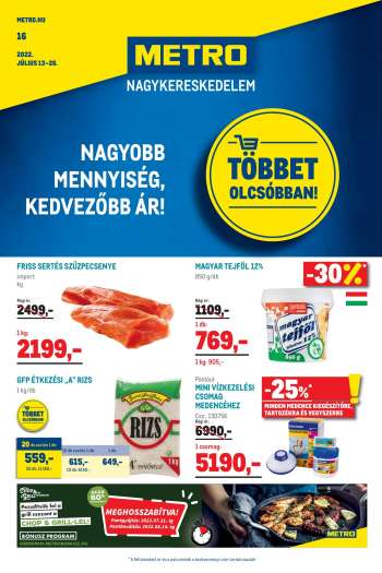 Újság Metro - 2022.07.13 - 2022.07.26.