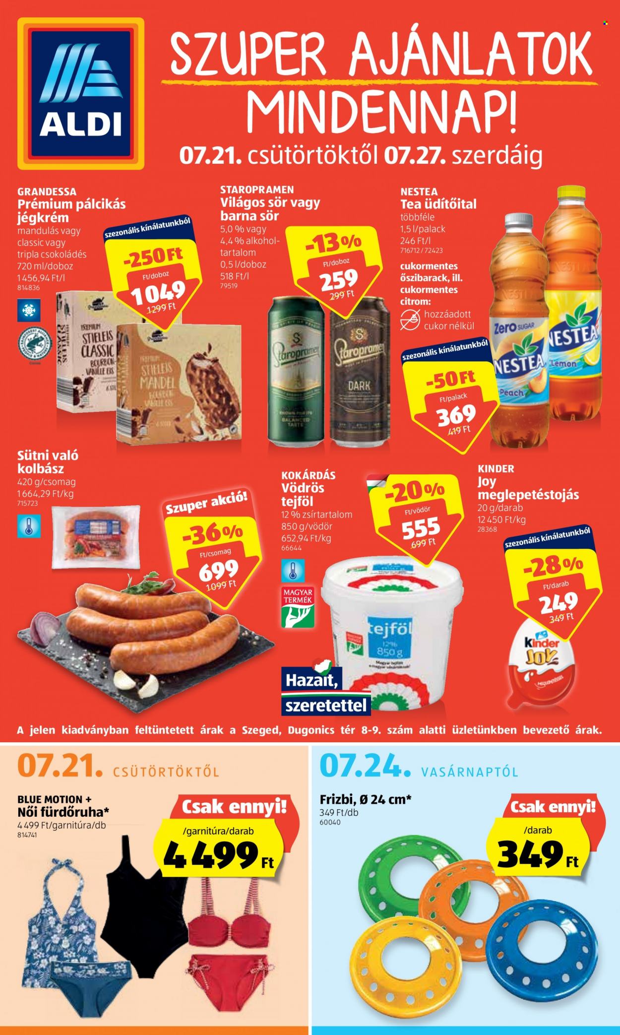 Aldi akciós újságok - 2022.07.21 - 2022.07.27. Oldal 1