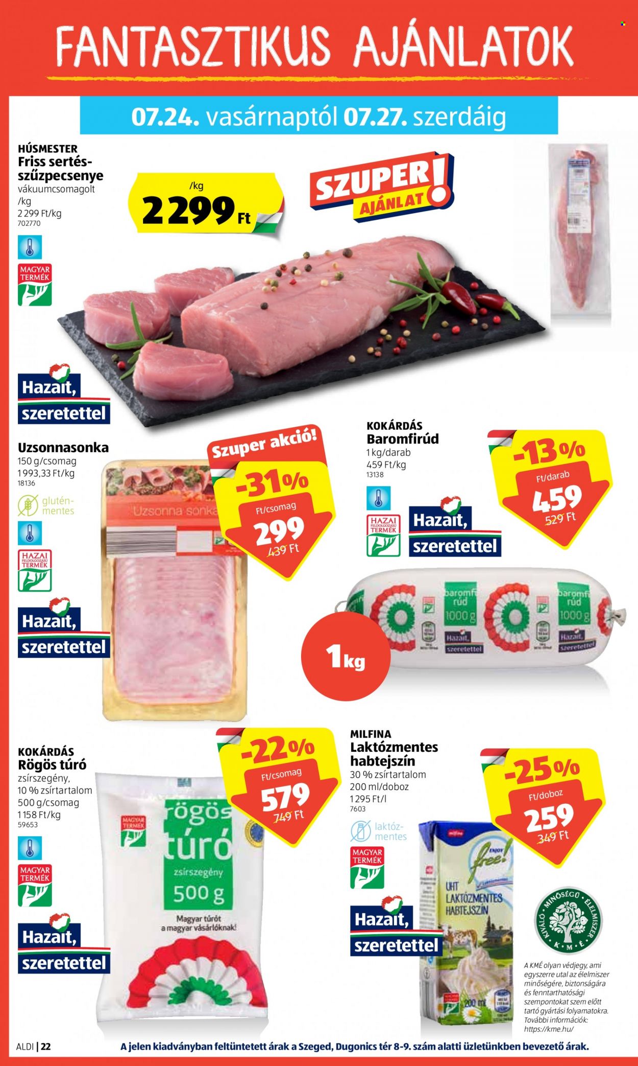 Aldi akciós újságok - 2022.07.21 - 2022.07.27. Oldal 24