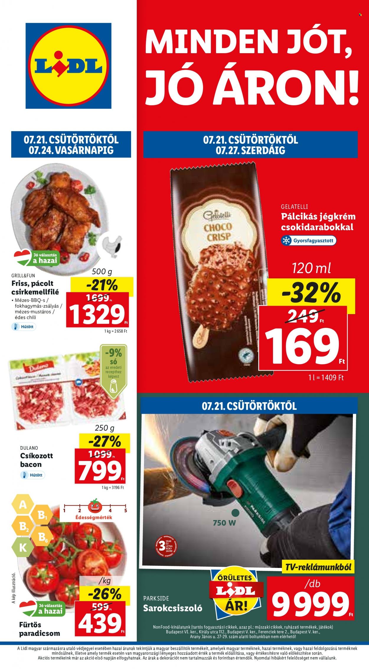 Lidl akciós újságok - 2022.07.21 - 2022.07.27. Oldal 1