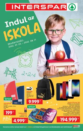 Újság INTERSPAR - 2022.07.20 - 2022.08.17.
