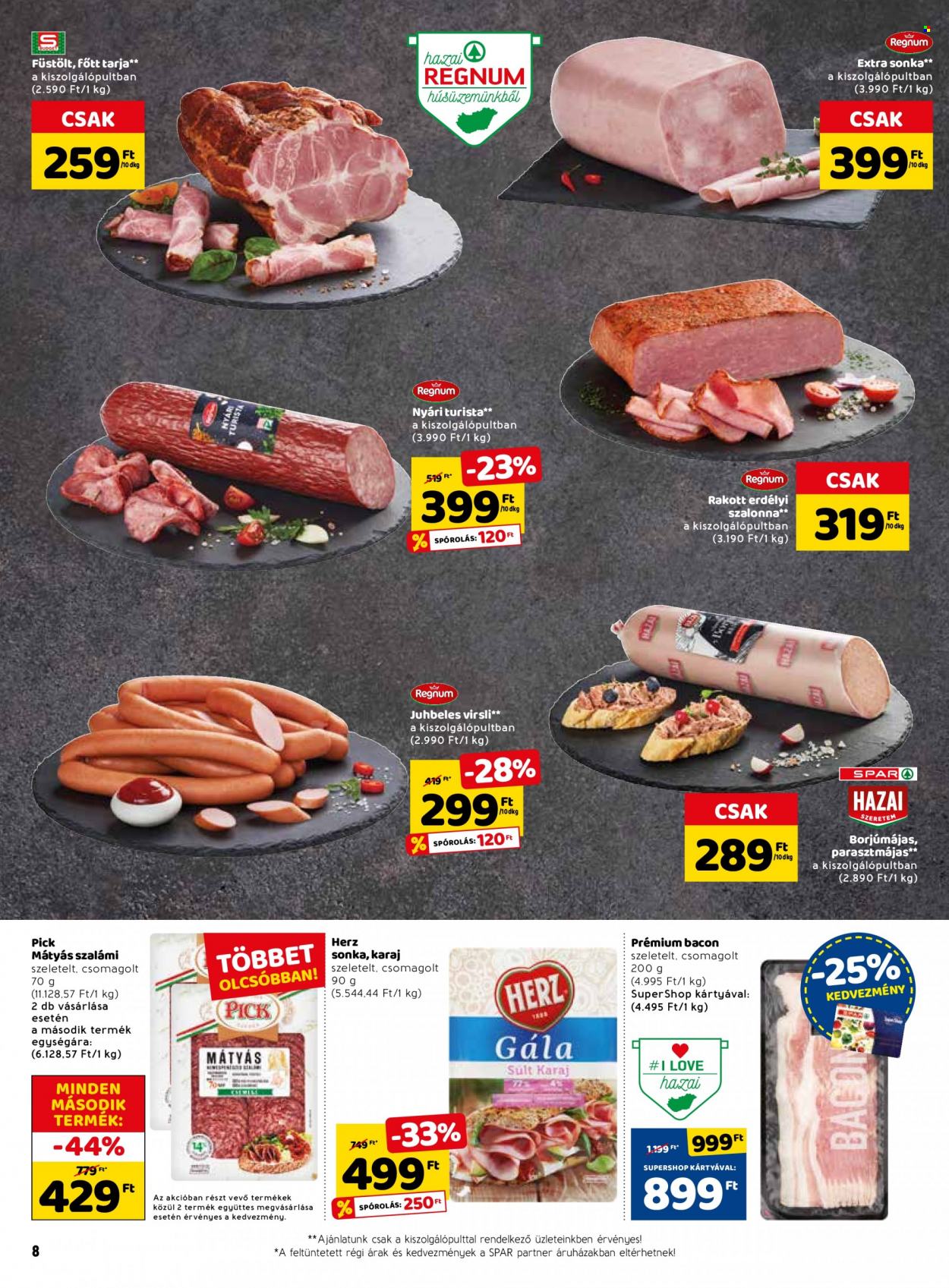 SPAR akciós újságok - 2022.07.21 - 2022.07.27. Oldal 8