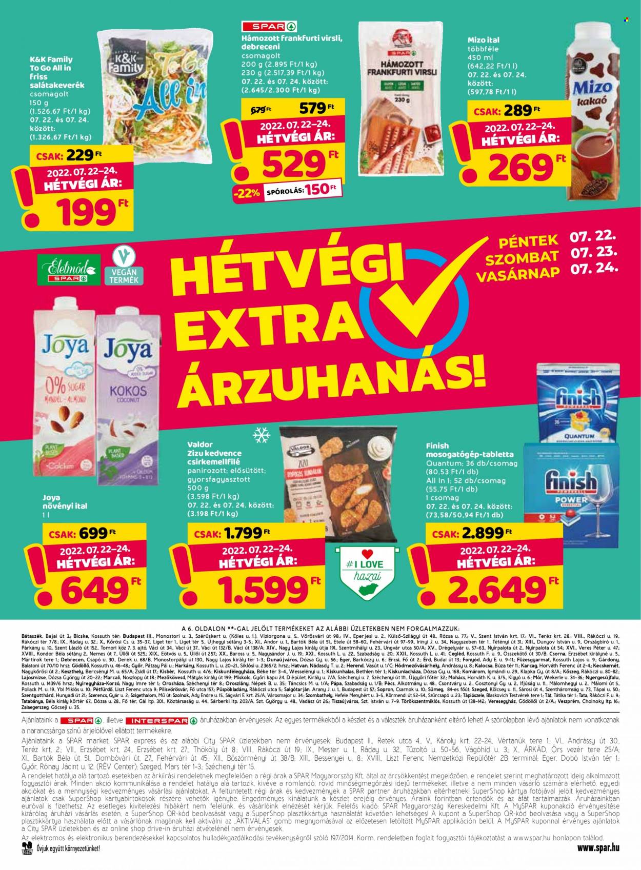 SPAR akciós újságok - 2022.07.21 - 2022.07.27. Oldal 30