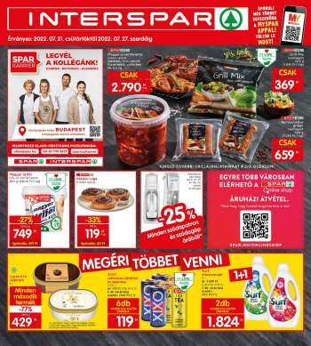 Újság INTERSPAR - 2022.07.21 - 2022.07.27.