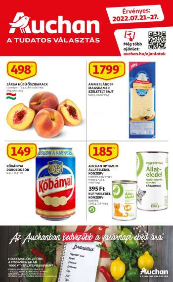 Újság Auchan - 2022.07.21 - 2022.07.27.