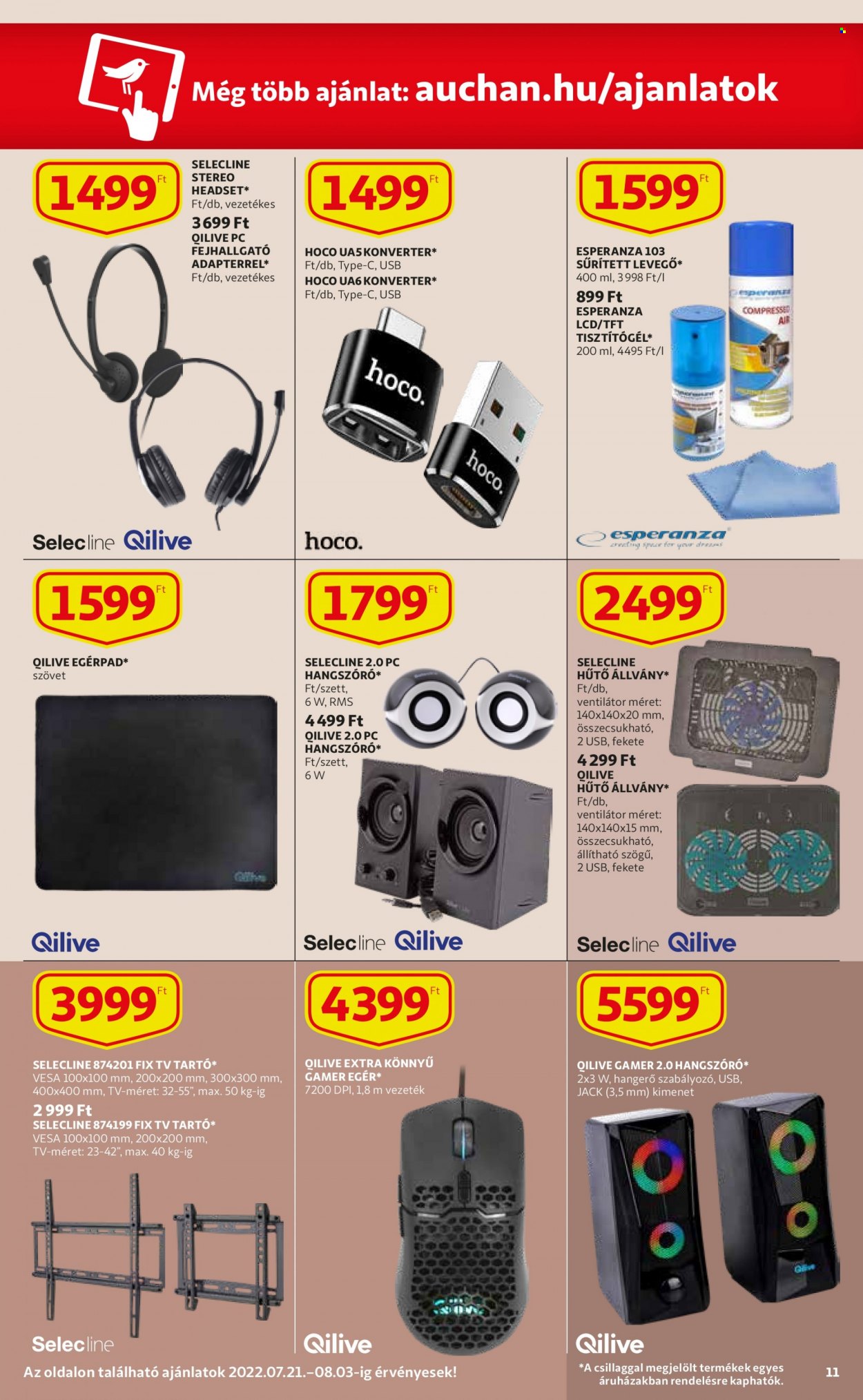 Auchan akciós újságok - 2022.07.21 - 2022.07.27. Oldal 11
