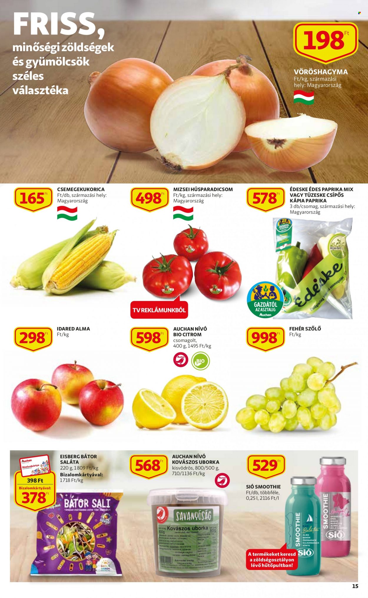 Auchan akciós újságok - 2022.07.21 - 2022.07.27. Oldal 15
