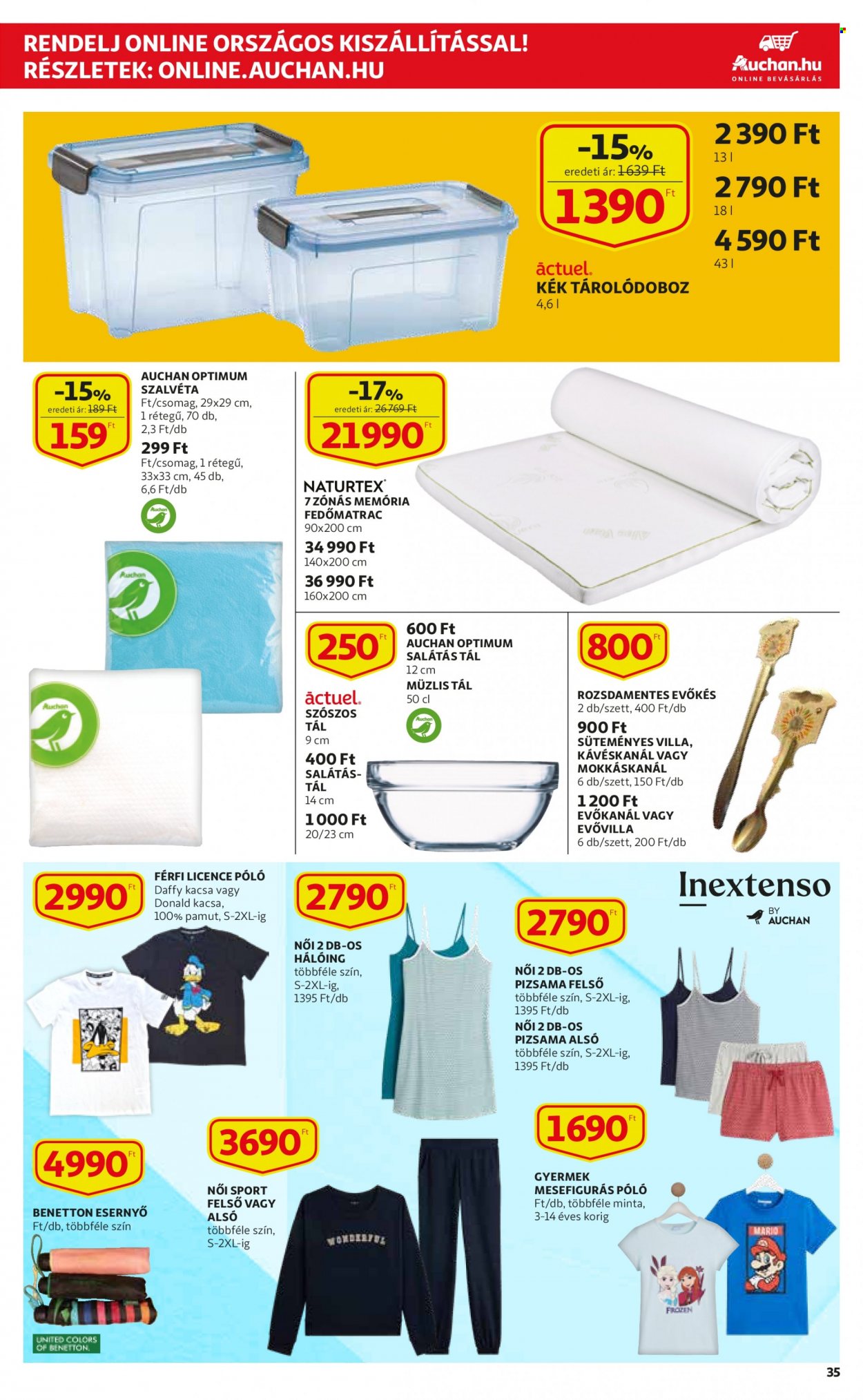Auchan akciós újságok - 2022.07.21 - 2022.07.27. Oldal 35