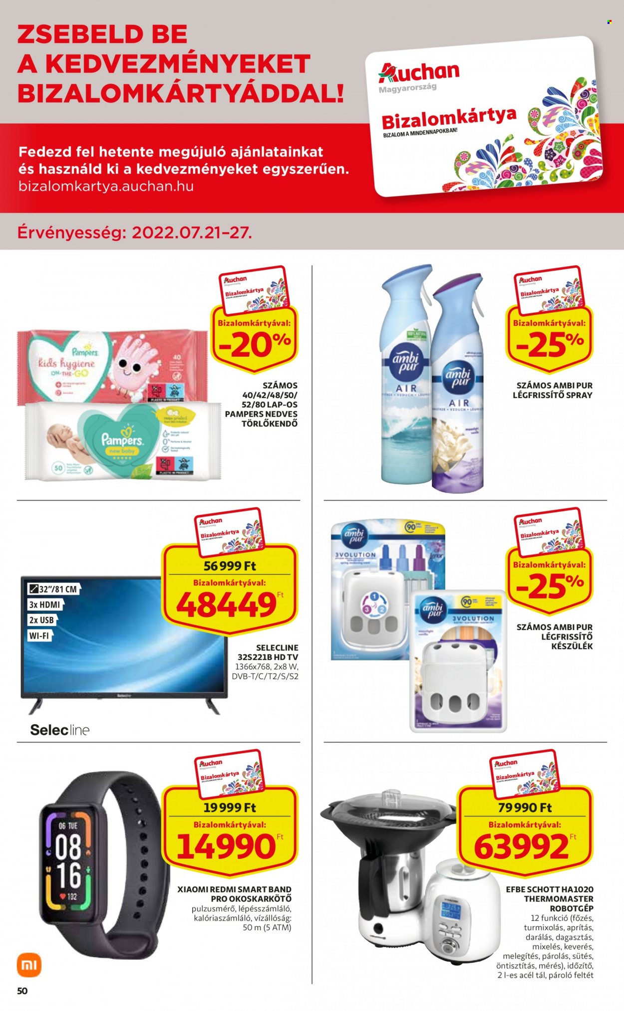 Auchan akciós újságok - 2022.07.21 - 2022.07.27. Oldal 50