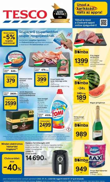Újság TESCO - 2022.07.21 - 2022.07.27.