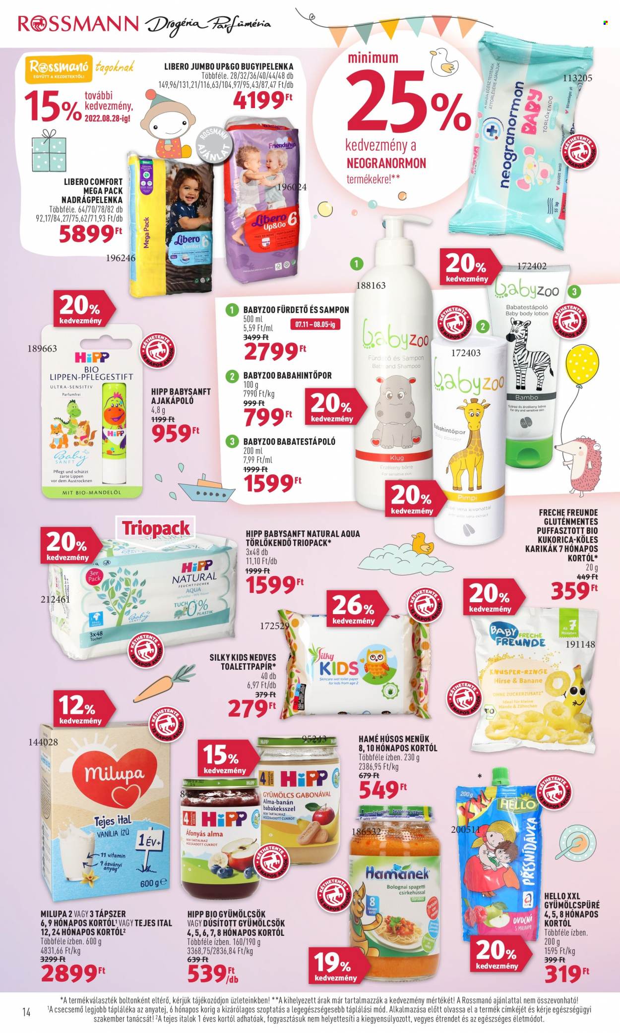 Rossmann akciós újságok - 2022.07.25 - 2022.08.05. Oldal 14