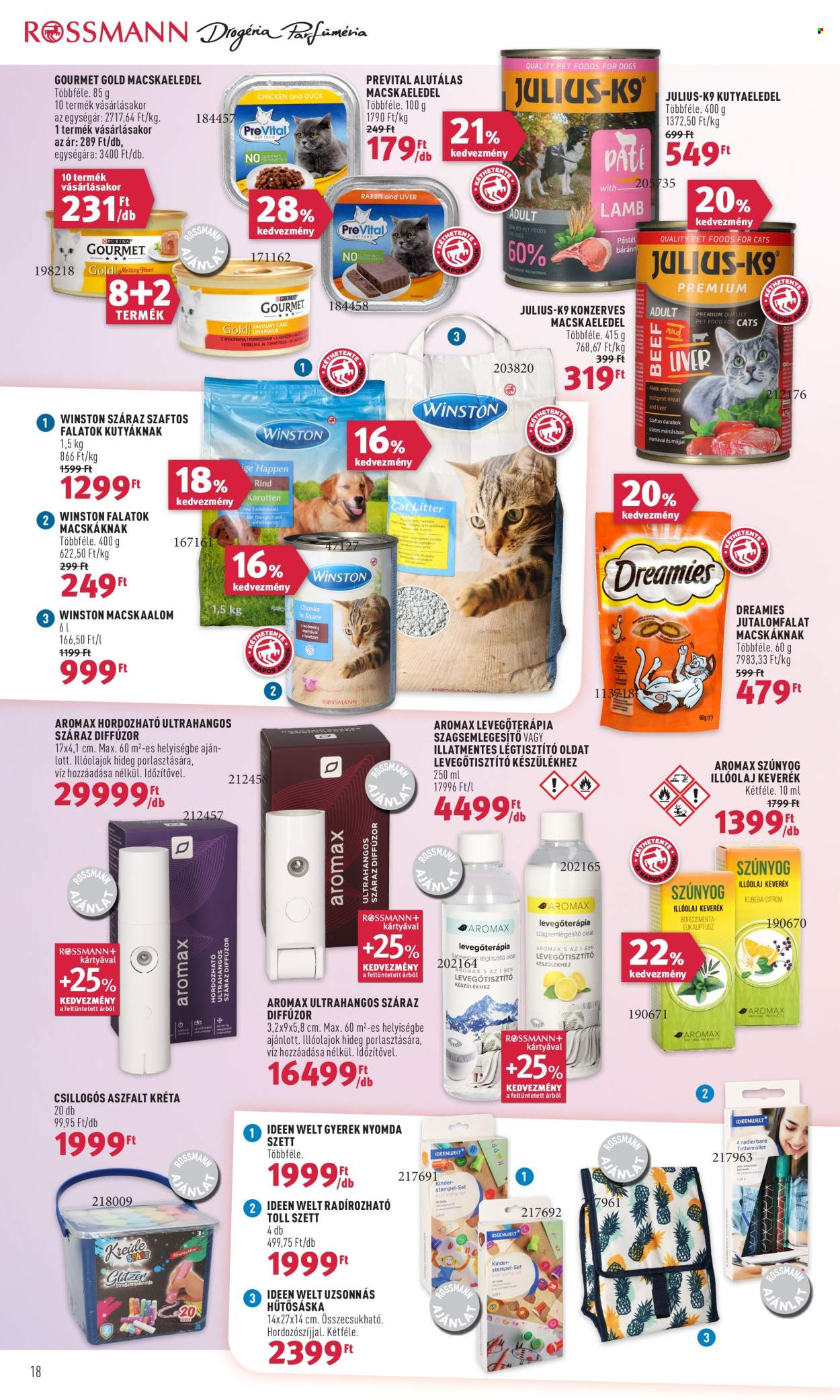 Rossmann akciós újságok - 2022.07.25 - 2022.08.05. Oldal 18