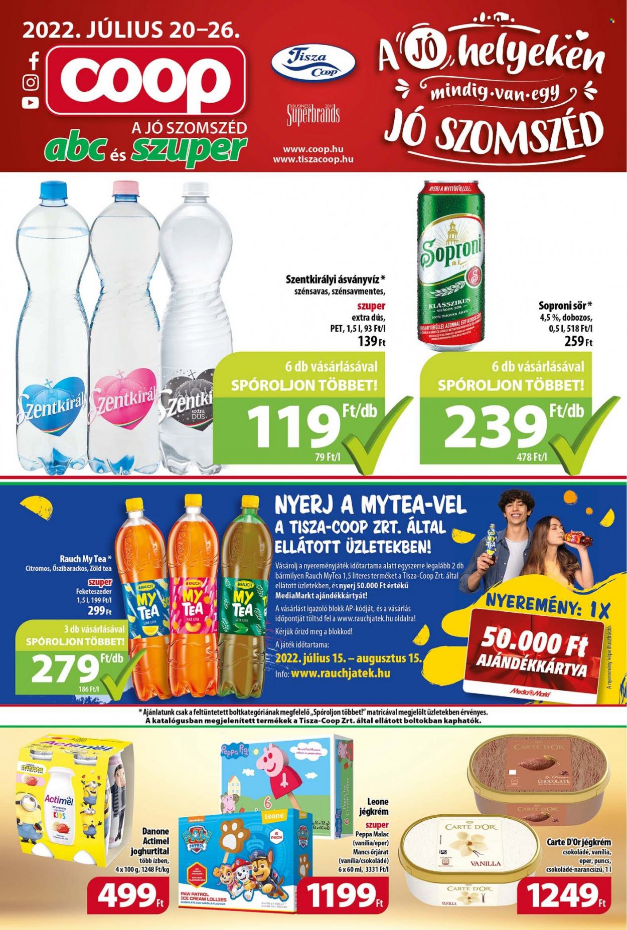Coop akciós újságok - 2022.07.20 - 2022.07.26. Oldal 1