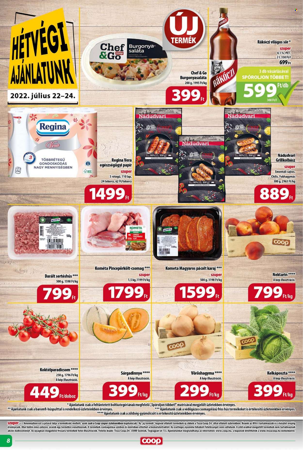 Coop akciós újságok - 2022.07.20 - 2022.07.26. Oldal 8