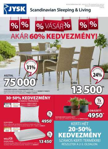 Újság JYSK - 2022.07.21 - 2022.08.10.