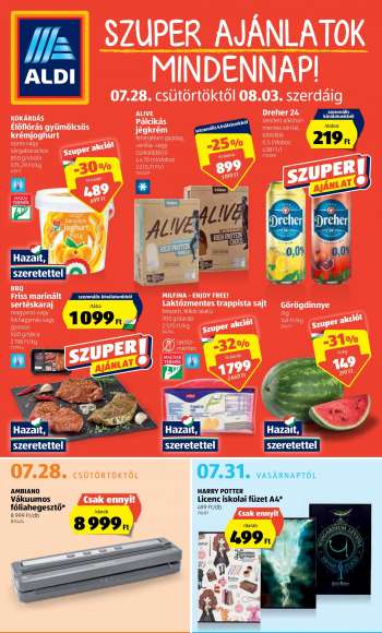Újság Aldi - 2022.07.28 - 2022.08.03.