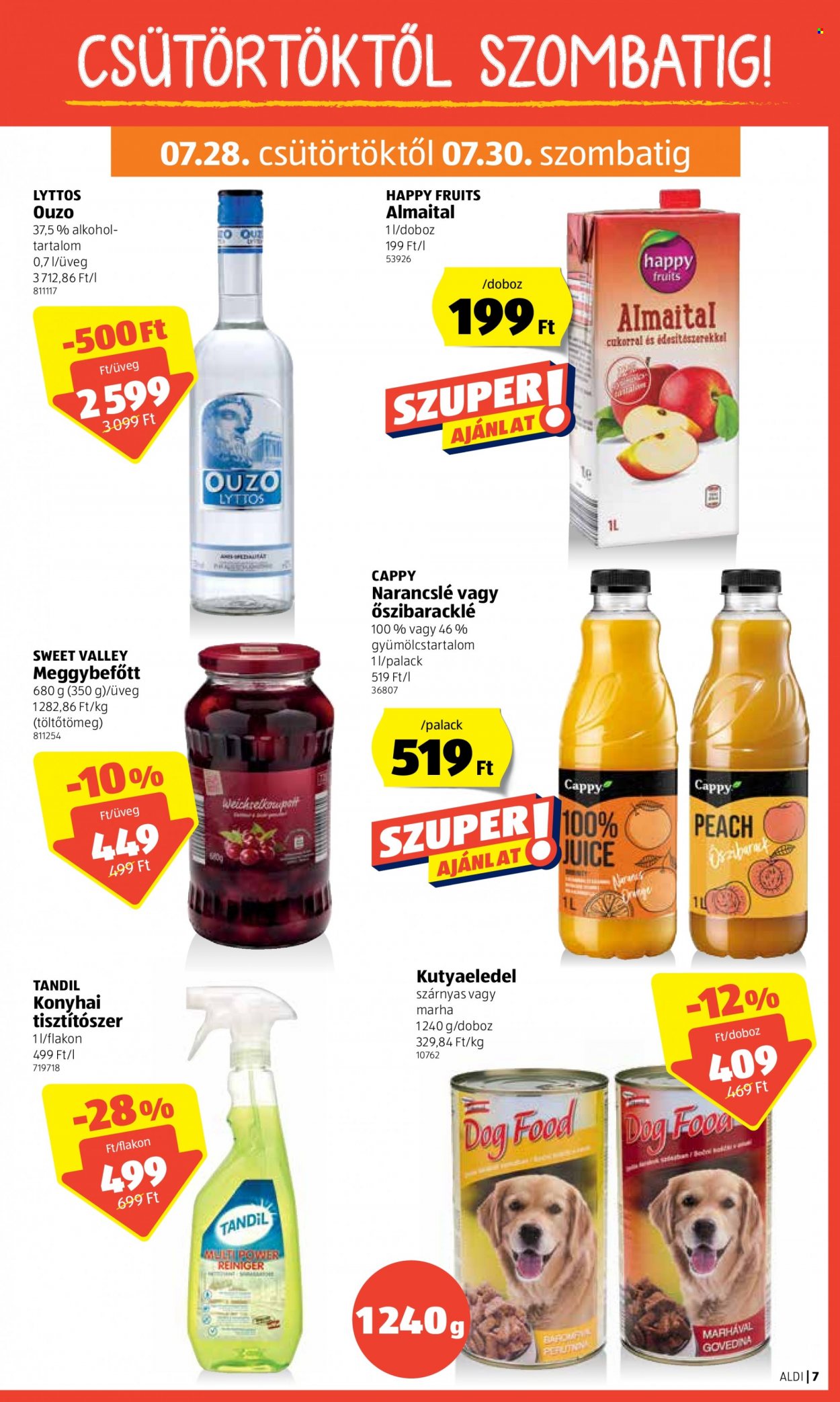 Aldi akciós újságok - 2022.07.28 - 2022.08.03. Oldal 7