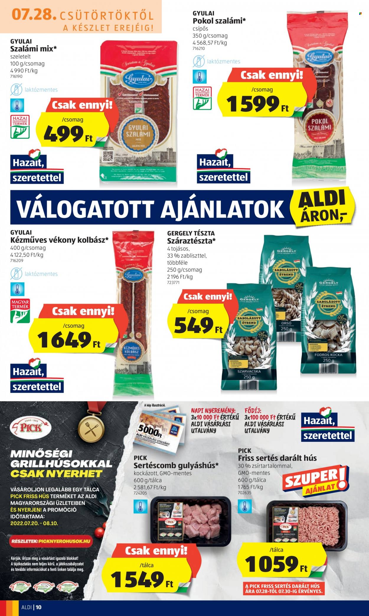 Aldi akciós újságok - 2022.07.28 - 2022.08.03. Oldal 10