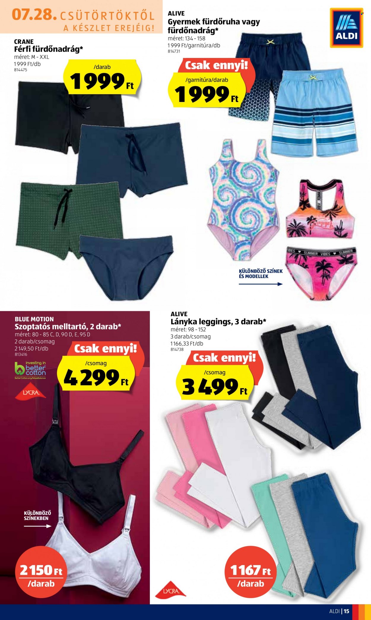 Aldi akciós újságok - 2022.07.28 - 2022.08.03. Oldal 15