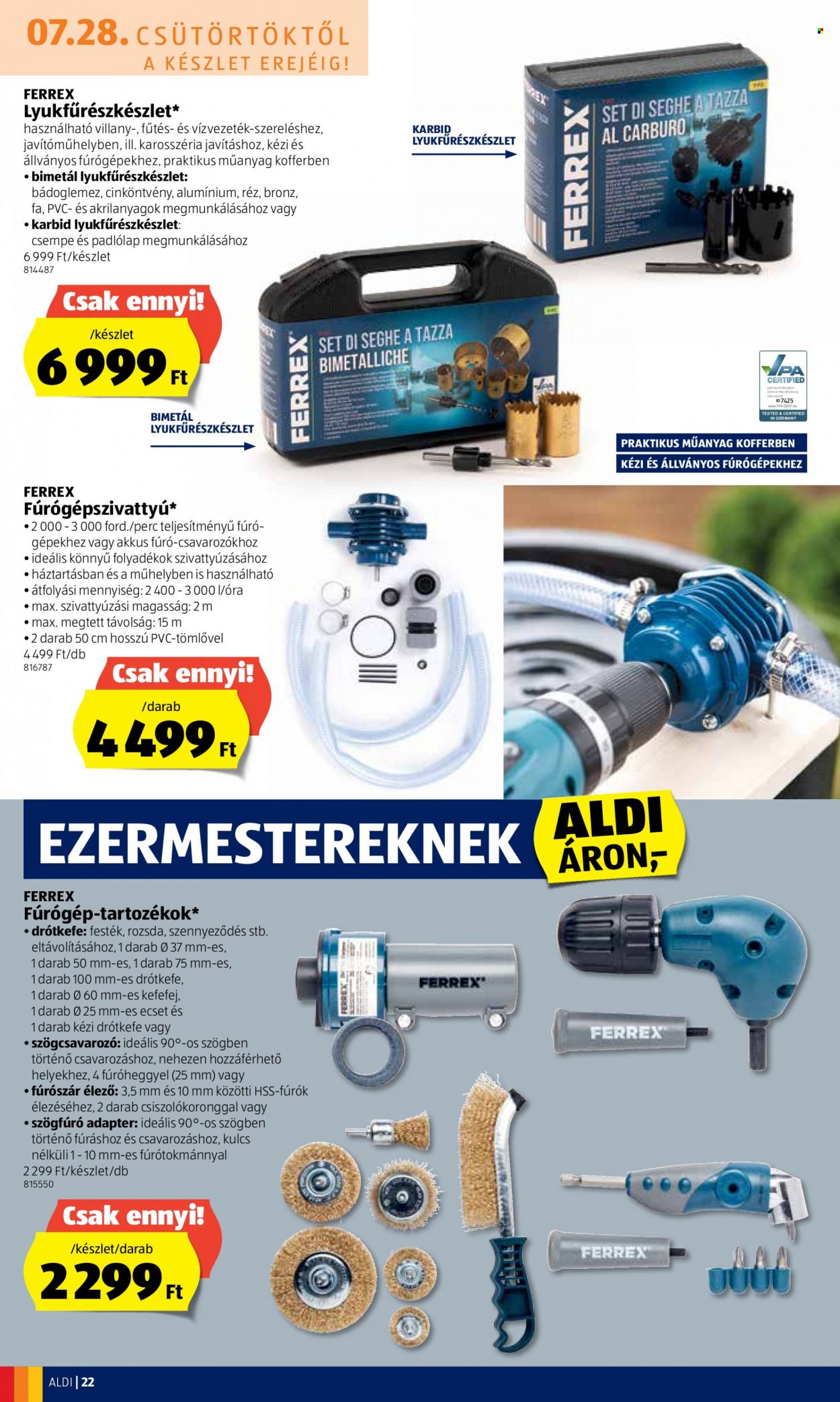 Aldi akciós újságok - 2022.07.28 - 2022.08.03. Oldal 22